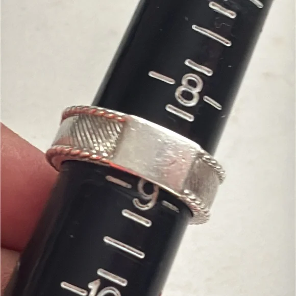 Judith Ripka Sterling Silver CZ Baguette Half Eternity Band Ring - Picture 3 of 13